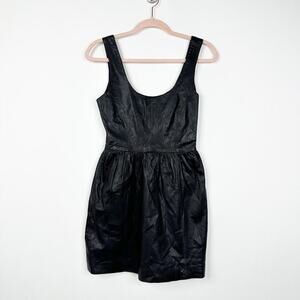 2/$30 ZARA Mini Fit and Flare Tank Dress Scoop Neck Black XS #8347